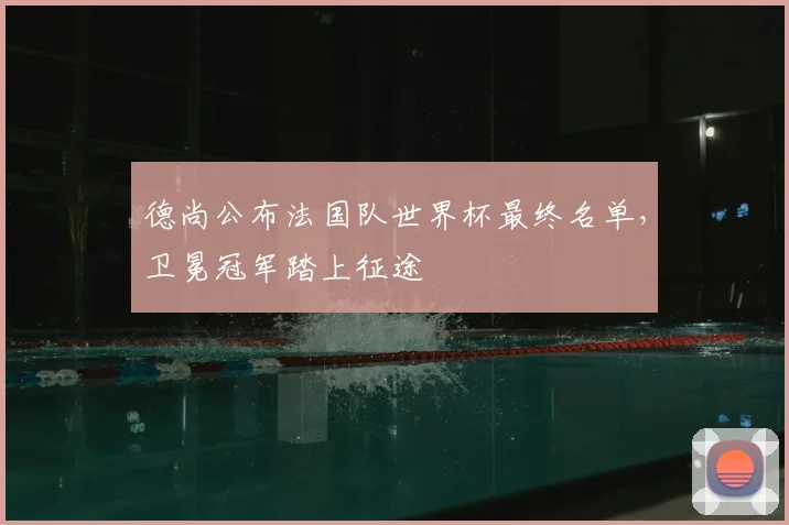 德尚公布法国队世界杯最终名单，卫冕冠军踏上征途